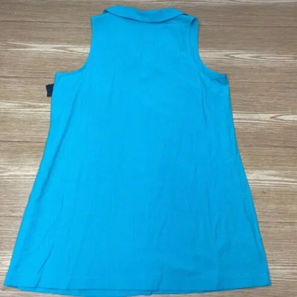 Alfani Womens Blouse V-Neck Size S Collared Sleeveless Breathable Top NWT - Picture 5 of 15